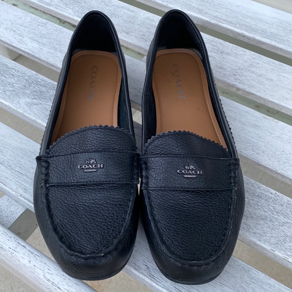 Coach leather loafers